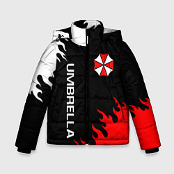 Куртка зимняя для мальчика UMBRELLA CORP, цвет: 3D-черный