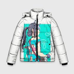 Куртка зимняя для мальчика Ibuki Mioda, цвет: 3D-светло-серый