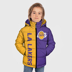 Куртка зимняя для мальчика LA LAKERS, цвет: 3D-красный — фото 2