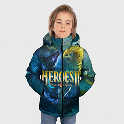 Куртка зимняя для мальчика Heroes of Might and Magic, цвет: 3D-черный — фото 2