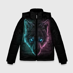 Куртка зимняя для мальчика Neon Style, цвет: 3D-черный