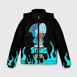 Куртка зимняя для мальчика BRAWL STARS LEON, цвет: 3D-черный