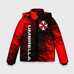 Куртка зимняя для мальчика UMBRELLA CORPORATION, цвет: 3D-черный