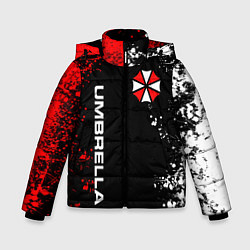 Куртка зимняя для мальчика UMBRELLA CORPORATION, цвет: 3D-светло-серый