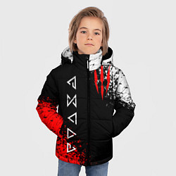 Куртка зимняя для мальчика THE WITCHER, цвет: 3D-черный — фото 2