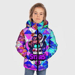 Куртка зимняя для мальчика BRAWL STARS:8BIT, цвет: 3D-черный — фото 2
