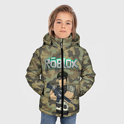 Куртка зимняя для мальчика Roblox 23 February Camouflage, цвет: 3D-красный — фото 2