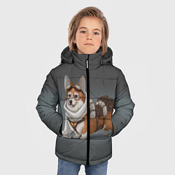 Куртка зимняя для мальчика КОРГИ ПИЛОТ, цвет: 3D-черный — фото 2