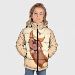 Куртка зимняя для мальчика КОРГИ, цвет: 3D-светло-серый — фото 2
