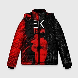 Куртка зимняя для мальчика ЕГОР КРИД, цвет: 3D-красный