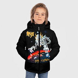 Куртка зимняя для мальчика Ария, цвет: 3D-черный — фото 2