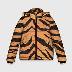 Зимняя куртка для мальчика Тигриный камуфляж