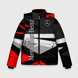 Куртка зимняя для мальчика Mercedes-Benz, цвет: 3D-светло-серый