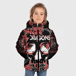 Куртка зимняя для мальчика Imagine Dragons, цвет: 3D-черный — фото 2