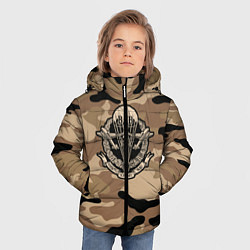 Куртка зимняя для мальчика ВДВ СССР, цвет: 3D-черный — фото 2