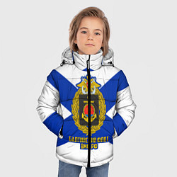 Куртка зимняя для мальчика Балтийский флот ВМФ РФ, цвет: 3D-черный — фото 2