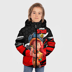Куртка зимняя для мальчика Jessie brawl stars, цвет: 3D-черный — фото 2