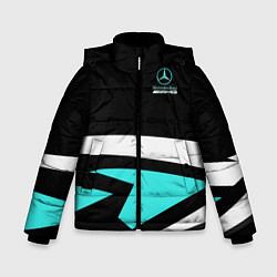 Куртка зимняя для мальчика Mercedes-AMG, цвет: 3D-черный