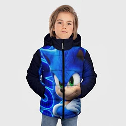 Куртка зимняя для мальчика SONIC, цвет: 3D-черный — фото 2