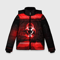 Куртка зимняя для мальчика BIOHAZARD, цвет: 3D-черный