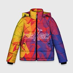 Куртка зимняя для мальчика CS:GO, цвет: 3D-черный