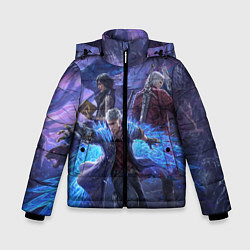 Куртка зимняя для мальчика DEVIL MAY CRY, цвет: 3D-черный