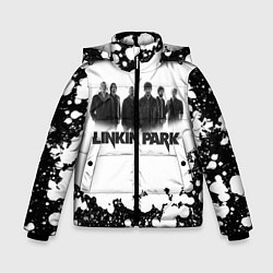 Куртка зимняя для мальчика LINKIN PARKспина, цвет: 3D-черный