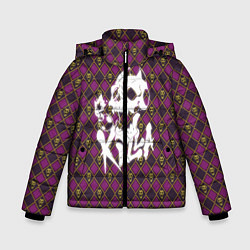 Куртка зимняя для мальчика Killer Queen, цвет: 3D-черный