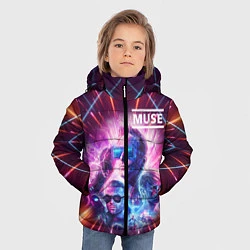 Куртка зимняя для мальчика Muse, цвет: 3D-черный — фото 2