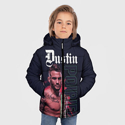 Куртка зимняя для мальчика Dustin Poirier, цвет: 3D-светло-серый — фото 2