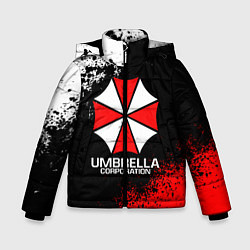 Куртка зимняя для мальчика RESIDENT EVIL UMBRELLA, цвет: 3D-красный