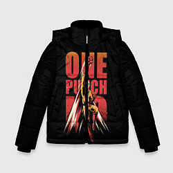Куртка зимняя для мальчика ONE-PUNCH MAN, цвет: 3D-светло-серый