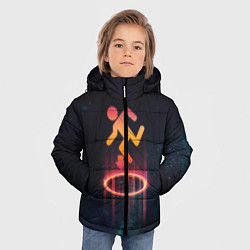 Куртка зимняя для мальчика PORTAL, цвет: 3D-светло-серый — фото 2