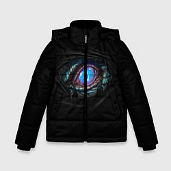 Куртка зимняя для мальчика Ледяной Дракон, цвет: 3D-черный