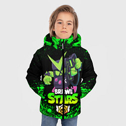 Куртка зимняя для мальчика BRAWL STARS VIRUS 8-BIT, цвет: 3D-черный — фото 2