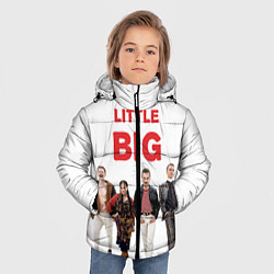 Куртка зимняя для мальчика Little Big, цвет: 3D-черный — фото 2