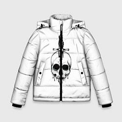 Зимняя куртка для мальчика Череп