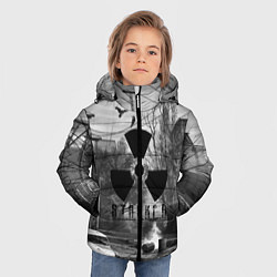 Куртка зимняя для мальчика СТАЛКЕР-ЧЕРНОБЫЛЬ, цвет: 3D-светло-серый — фото 2