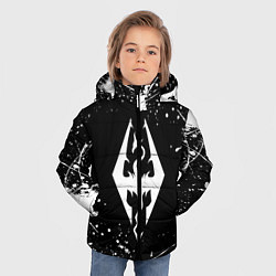 Куртка зимняя для мальчика THE ELDER SCROLLS, цвет: 3D-черный — фото 2