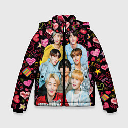 Зимняя куртка для мальчика I Love BTS