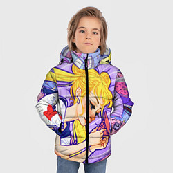 Куртка зимняя для мальчика СЕЙЛОР МУН, цвет: 3D-красный — фото 2