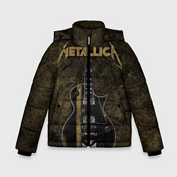 Куртка зимняя для мальчика Metallica, цвет: 3D-светло-серый