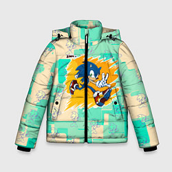 Куртка зимняя для мальчика Sonik, цвет: 3D-черный
