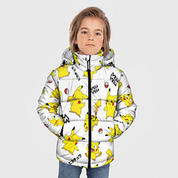 Куртка зимняя для мальчика ПИКАЧУ, цвет: 3D-светло-серый — фото 2