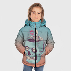 Куртка зимняя для мальчика Good Viber, цвет: 3D-черный — фото 2