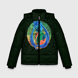 Куртка зимняя для мальчика СЕЙЛОР МУН, цвет: 3D-черный