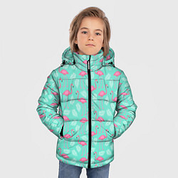 Куртка зимняя для мальчика Flamingo, цвет: 3D-черный — фото 2
