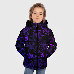 Куртка зимняя для мальчика BRAWL STARS ВСЕ БРАВЛЫ, цвет: 3D-светло-серый — фото 2
