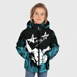 Куртка зимняя для мальчика Алиса, цвет: 3D-светло-серый — фото 2