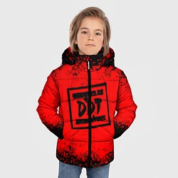 Куртка зимняя для мальчика ДДТ Лого, цвет: 3D-черный — фото 2
